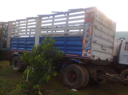 ขาย HINO 3M 240 แรง พ่วงแม่ลูกด๊ัม กระบะเหล็ก