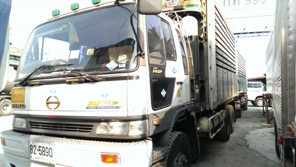 (ลดราคา)ขาย HINO 300 HP NGV พ่วงแม่-ลูก ดั๊มเกษตร ต่ออู่ซุ่นชัย