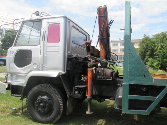 ขาย Nissan CD46V 10ล้อ เพลาเดียว พื้นเรียบ รถห้าง ปี95.