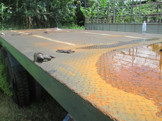 ขาย Nissan CD46V 10ล้อ เพลาเดียว พื้นเรียบ รถห้าง ปี95.