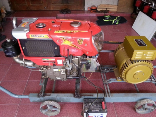 ขาย RT 120 โกเด้นไดร้ ออกไฟ 3kva สตาสกูญแจไดร้ญี่ปุ่น ทั้งชุด ราคา 33000 สภาพ98\%