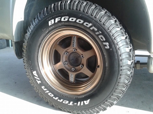 ขาย TE37x ล้อ + bf a/t 265/70/16 ปี 11 ขาย TE37x ล้อ + bf a/t 265/70/16 ปี 11