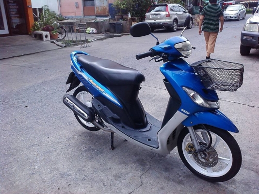 Mio amore ปี 51 ล้อแม็ค สีน้ำเงิน ดำ รถบ้าน สวย เครื่องเดิม เงียบกริบ