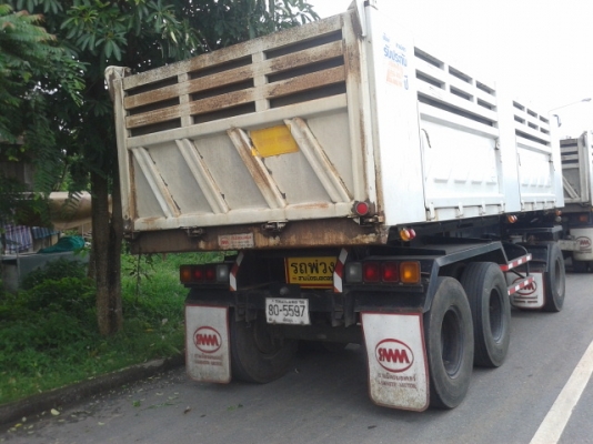 หางสามเพลาดั้ม  ปี51  สวยจัด  พร้อมโอนพร้อมใช้งาน