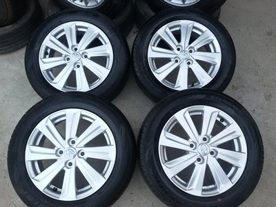 ขายล้อแม็กป้ายแดงTOYOTA New VIOS พร้อมยาง ปี 14   4  ล้อ