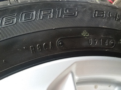 ขายล้อแม็กป้ายแดงTOYOTA New VIOS พร้อมยาง ปี 14   4  ล้อ