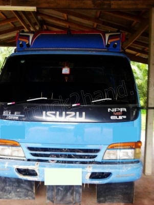รถบรรทุกดั๊ม 6 ล้อ ISUZU NPR ขนาดแรงม้า 130 แรงม้า