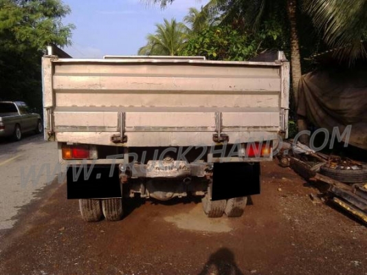 รถบรรทุก 6 ล้อดั๊มพ์ ISUZU กระบะดั๊มสเตนเลส ขนาด 110 แรงม้า