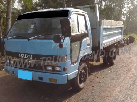 รถบรรทุก 6 ล้อดั๊มพ์ ISUZU กระบะดั๊มสเตนเลส ขนาด 110 แรงม้า