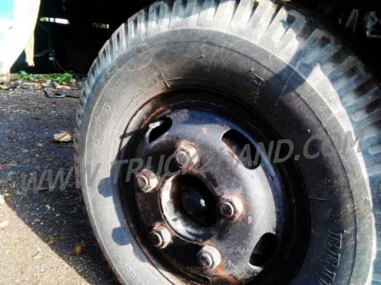 รถบรรทุก 6 ล้อดั๊มพ์ ISUZU กระบะดั๊มสเตนเลส ขนาด 110 แรงม้า