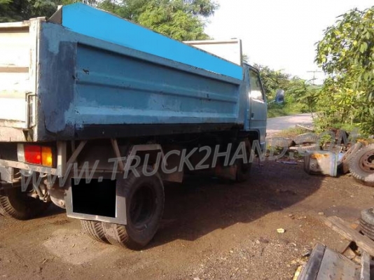 รถบรรทุก 6 ล้อดั๊มพ์ ISUZU กระบะดั๊มสเตนเลส ขนาด 110 แรงม้า