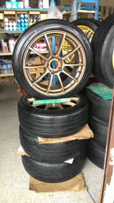 ขายคับLensoขอบ18พร้อมยางnittoปี12กับดันรอปปี11