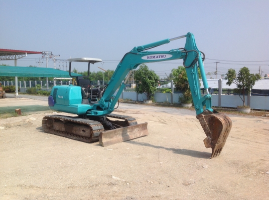 ขายแบคโฮโคมัสสุPC45-1มือสองญี่ปุ่นแทร็กเหล็กหุ้มยาง