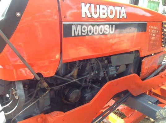 ขายครับ Kubota M9000 90แรง สองเพลา รถประกอบนอกครับ ใบดันหน้า ผานหลังไคเฮงหลี