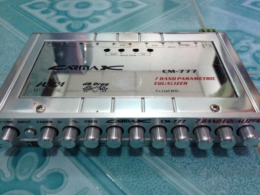 ปรีแอมป์ carmax มือสองสภาพสวยเดิมๆ เสียงดีเบสแรง ขาย 1250 บาท