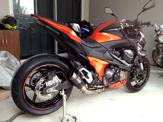 ขาย Kawasaki Z800 ปี2014 สวยๆ วิ่งน้อย ท่อสูตร กันสบัดไฮเปอโปร  ราคา345000 บาท (รับเทริ์น/จัดไฟแนนท์)