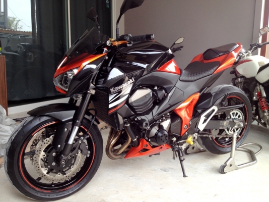 ขาย Kawasaki Z800 ปี2014 สวยๆ วิ่งน้อย ท่อสูตร กันสบัดไฮเปอโปร  ราคา345000 บาท (รับเทริ์น/จัดไฟแนนท์)