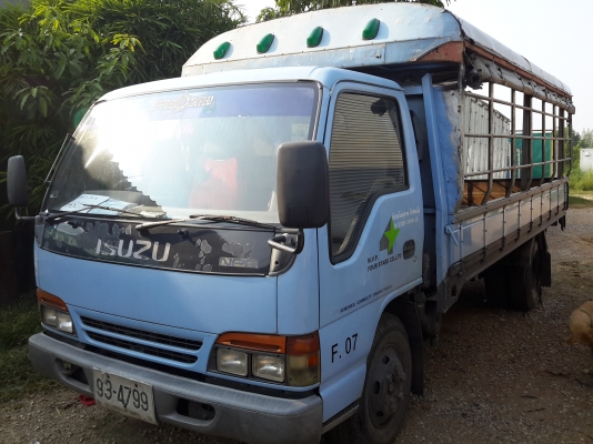 6 ล้อกลาง  ISUZU  NPR66PX5-T  120  แรงม้า  * ยาว 5.00 ม. *  รถสวยเดิม_ตามสภาพ   *  รถห้างแท้  *  มีเล่มพร้อมโอน *