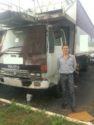 รถบรรทุก 6 ล้อช่วงยาวยี่ห้ออีซูซุ รุ่น FTR  ตู้บรรทุกอลูมิเนียม...สามารถแวะชมสภาพรถและทดลองรถได้ที่ศูนย์พักรถ truck2hand จังหวัดสระบุรีครับ