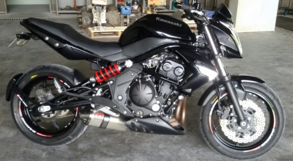 ขาย Kawasaki er6n ABSปรับราคาครั้งสุดท้าย 170,000บได้ครบ