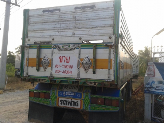 ขายด่วน กระบะปรีเนียมเกษตร ดั้มคร่อม อู่พรชัย สุพรรณบุรี หางพ่วง 3เพลา