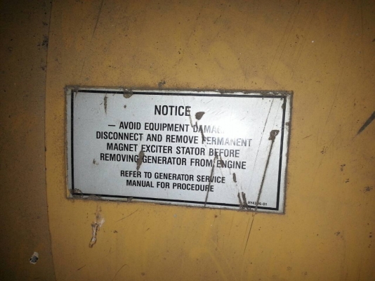 เครื่องปั่นไฟ Caterpillar 6 สูบ 1825 KVA 1460 KW