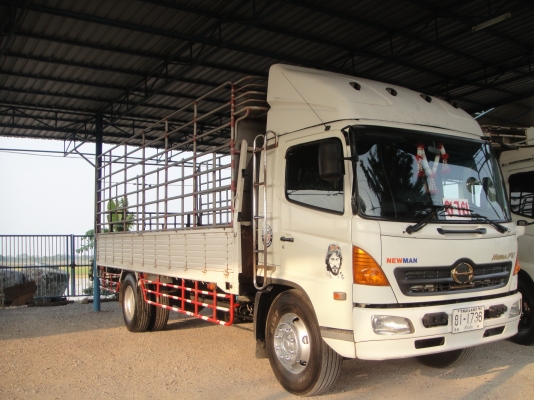 HINO FG1J เครื่องยนต์ 220 แรง กะบะพร้อมคอก ยาว 6.50 เมตร ยางใหม่ 6 เส้น รถสวยมาก สภาพดี พร้อมใช้งาน