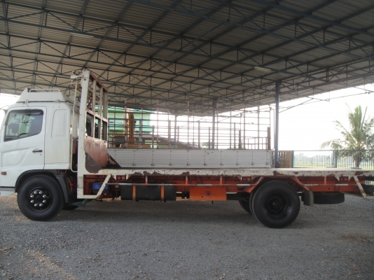 HINO FG1J เครื่องยนต์ 220 แรง กะบะเหล็กพื้นเรียบ ยาว6.50 เมตร ยางใหม่ 6 เส้น รถสวยมาก สภาพดี พร้อมใช้งาน