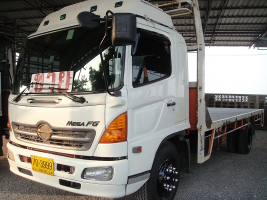 HINO FG1J เครื่องยนต์ 220 แรง กะบะเหล็กพื้นเรียบ ยาว6.50 เมตร ยางใหม่ 6 เส้น รถสวยมาก สภาพดี พร้อมใช้งาน