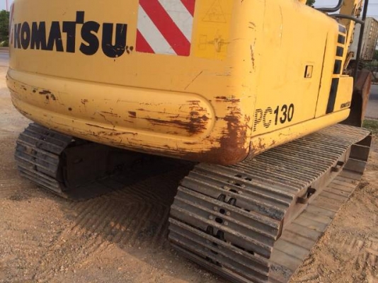 ขายรถแบคโฮ KOMATSU PC130-6 ระบบไฟฟ้าเต็ม ปี 2002 บูมยาวพิเศษใบแทร็ค 70 สภาพสวยมาก รถนอกนำเข้า มีVDOครับ