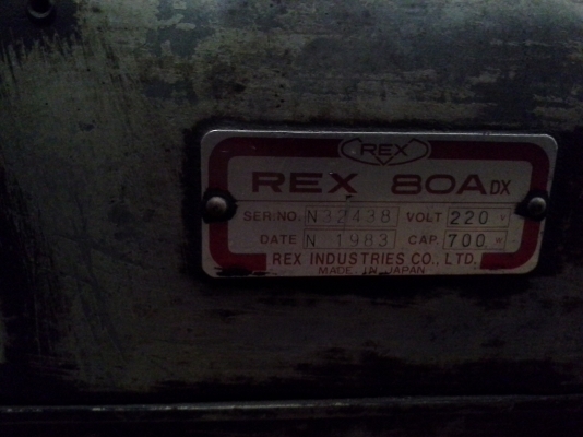 เครื่องต๊าปเกลียวมือสองพร้อมใช่งาน.1/2"-4