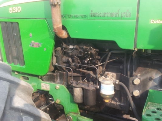 ขายผ่อน สด จอนเดียร์5310 3สูบ 2เพลา 65แรงม้า พร้อมอุปกรณ์ ทะเบียนไม่ขาดจดปี54