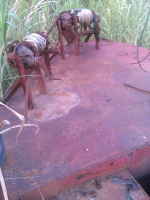 เรือดูดทราย ใช้งานดี เรือกว้าง 3.8 เมตร ยาว 11.8 เมตร