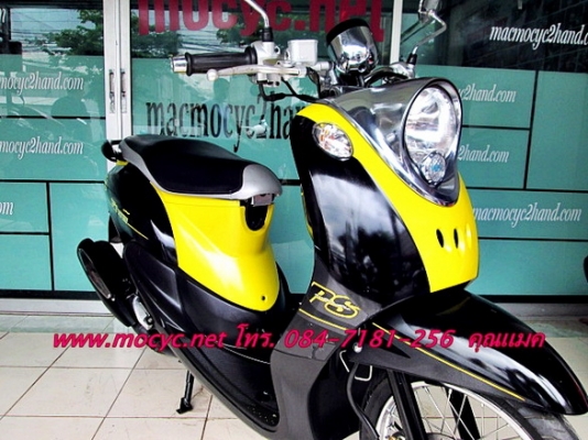 Fino PS สีเหลืองดำ  รุ่นขายดี รถเดือน กุมภาพัน ปี 57 ไมล์ 5556 โล  แถม 2 รายการ 23900