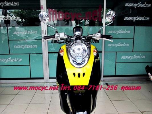 Fino PS สีเหลืองดำ  รุ่นขายดี รถเดือน กุมภาพัน ปี 57 ไมล์ 5556 โล  แถม 2 รายการ 23900