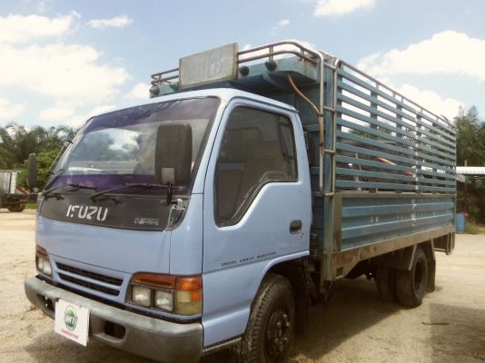 รถหกล้อกระบะบรรทุก ISUZU NPR 120แรงม้า สภาพสวยพร้อมใช้งานกระบะสแตนเลสเอกสารพร้อมโอน