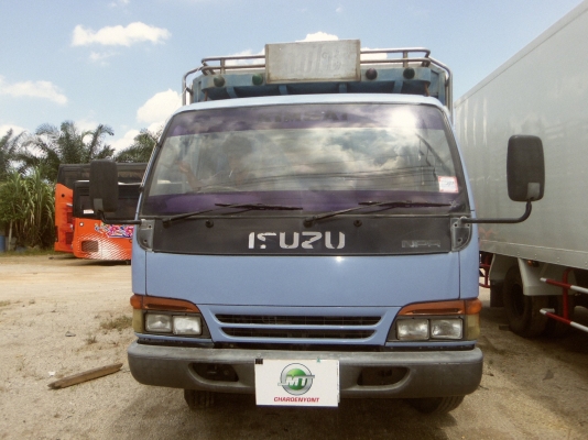 รถหกล้อกระบะบรรทุก ISUZU NPR 120แรงม้า สภาพสวยพร้อมใช้งานกระบะสแตนเลสเอกสารพร้อมโอน