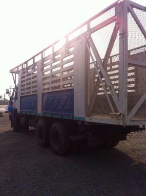 ขายรถบรรทุกสิบล้อไม่ดัมพ์ Hino 3M วางเครื่อง 320 แรง พร้อมบาร์อ้อย มีระบบลากพ่วง ทะเบียนพร้อม