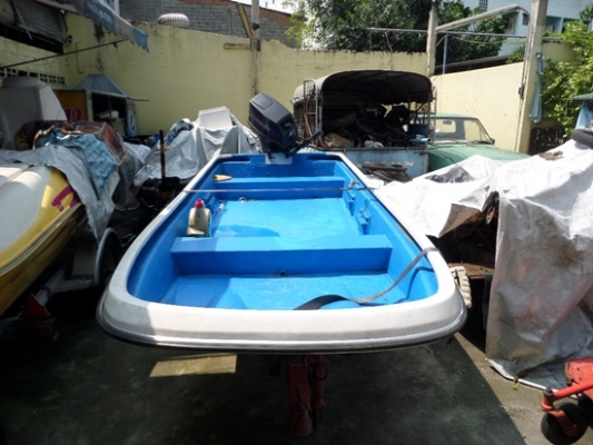 เรือไฟเบอร์ 3 ลอน 13 ฟุตพร้อมเครื่อง 40 แรง