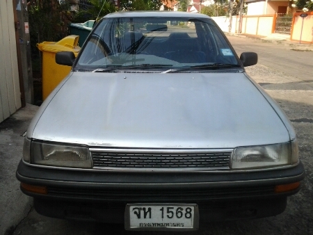 ขายรถยนต์ ปี91 โตโยต้า โคโรล่า รุ่นโดเรม่อน เครื่อง1300cc.คาบิว(ติดแก๊ส) เกียร์ธรรมดา แอร์เย็น ล้อแม็ก รถขับดี ช่วงล่างดี ขายถูกๆตามสภาพ (ไม่ใช่แท็กซี่)