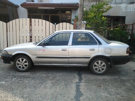 ขายรถยนต์ ปี91 โตโยต้า โคโรล่า รุ่นโดเรม่อน เครื่อง1300cc.คาบิว(ติดแก๊ส) เกียร์ธรรมดา แอร์เย็น ล้อแม็ก รถขับดี ช่วงล่างดี ขายถูกๆตามสภาพ (ไม่ใช่แท็กซี่) ขายรถยนต์ ปี91 โตโยต้า โคโรล่า รุ่นโดเรม่อน เครื่อง1300cc.คาบิว(ติดแก๊ส) เกียร์ธรรมดา แอร์เย็น ล้อแม็ก รถขับดี ช่วงล่างดี ขายถูกๆตามสภาพ (ไม่ใช่แท็กซี่)