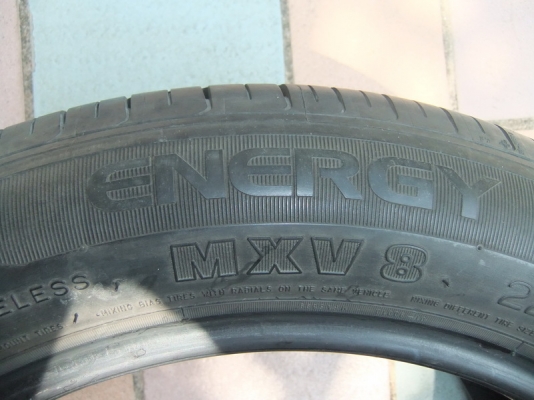 ขายยางเปอร์เซ็นต์ MICHENLIN mxv8  เบอร์ 225-50-17