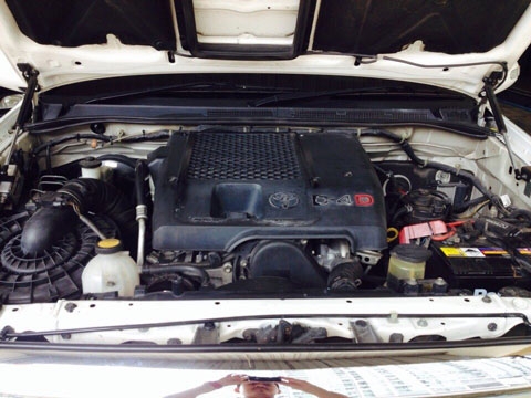 TOYOTA FORTUNER 3.0 V (4 WD) TRD SPORTIVO ปี 2008 เกียร์ออโต้ สีขาว TOYOTA FORTUNER 3.0 V (4 WD) TRD SPORTIVO ปี 2008 เกียร์ออโต้ สีขาว