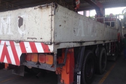 ขายรถบรรทุก Hino ZM 12 ล้อ เครื่อง EP100-285 แรง 2 เพลา ปี 43 กระบัช่วงยาวจากหัวเก๋ง 7 เมตร ทะเบียนพร้อม