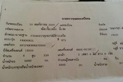 ISUZU FRR 210 ยอดจัดไฟแนนซ์ได้ 800,000 บาท ISUZU FRR 210 ยอดจัดไฟแนนซ์ได้ 800,000 บาท