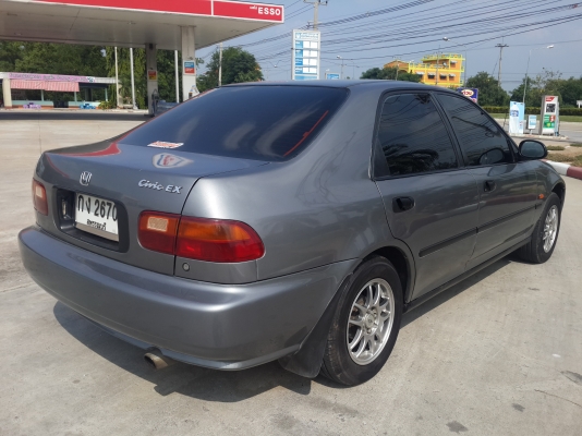 ขายด่วน รถแต่งสวย HONDA, CIVIC เตารีด 4 ประตู 1500 ปี 1993 เกียร์ออโต้ สีเทาดำ