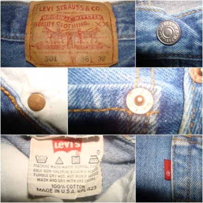 #9904#ยีนส์Levi's 501 ผ้าทราย ของแท้ มือสอง เอว 37 ยาว 30 ป้ายR made in usa เนื้อสวย ตะเข็บสวย #9904#ยีนส์Levi's 501 ผ้าทราย ของแท้ มือสอง เอว 37 ยาว 30 ป้ายR made in usa เนื้อสวย ตะเข็บสวย