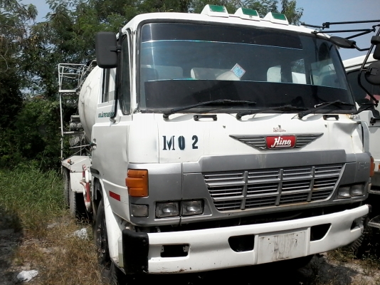ขายด่วนครับ รถโม่ปูน โม่ตรง HINO FS1FKAเครื่อง EF75033059ปี24