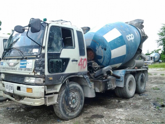 ขายรถ 10 ล้อโม่ปูน HINO FM3M 240 แรงม้า โม่ไดกิ้น ราคา 900000