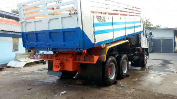 10ล้อดั้ม300แรง(เดิม240แรง) ISUZU FXZ23NFY ปี2533 วางเครื่อง6HK1 300แรงต้วใหม่ รถสวยมาก..มีระบบลาก เล่มพร้อม..